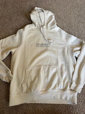 Official Taylor Swift The Eras Tour Cream Hoodie